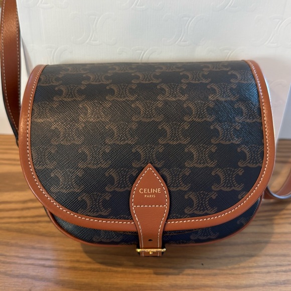 Celine Folco Triomphe Bag - Picture 1 of 8